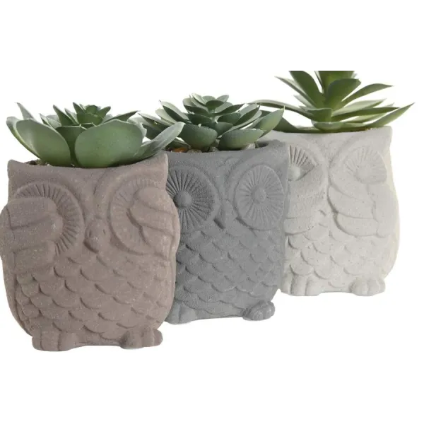 figura buho planta cactus 2