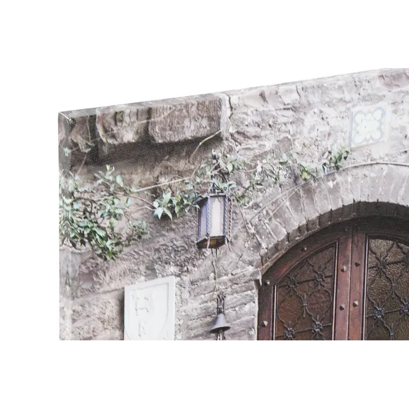 cuadro lienzo casa pueblo 50x18x70