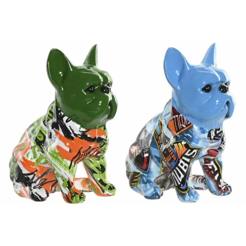figura perro bulldog colores
