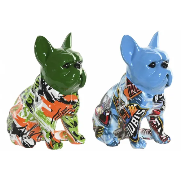 figura perro bulldog colores