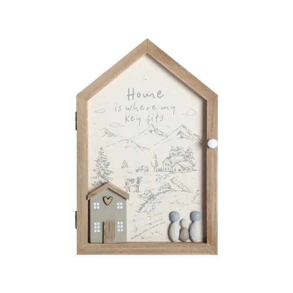 caja guardallaves forma casa