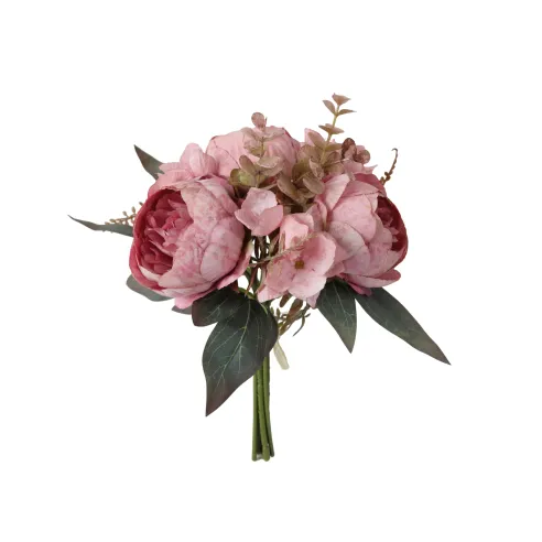 ramo bouquet peonias rosa