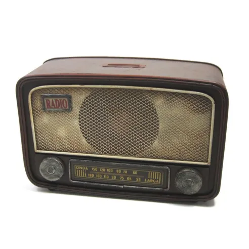 hucha radio vintage decoracion