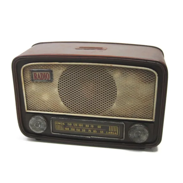 hucha radio vintage decoracion