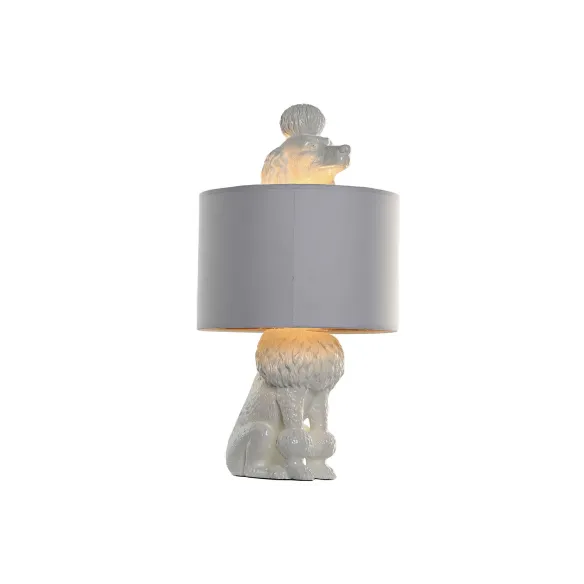 lampara perro caniche sobremesa