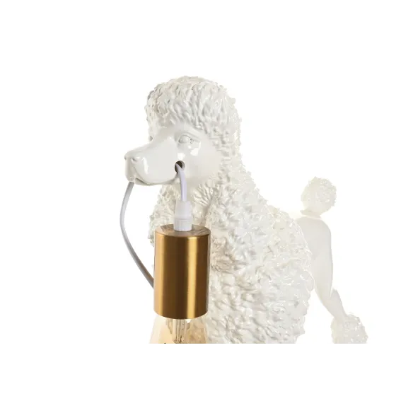 lampara perro caniche sobremesa