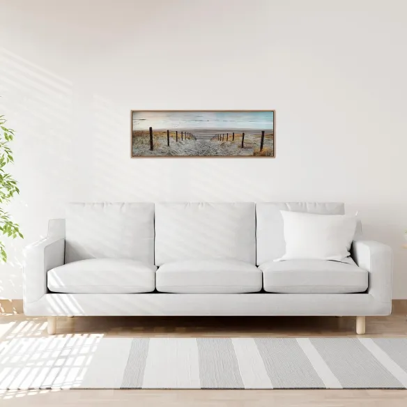 lienzo camino de playa