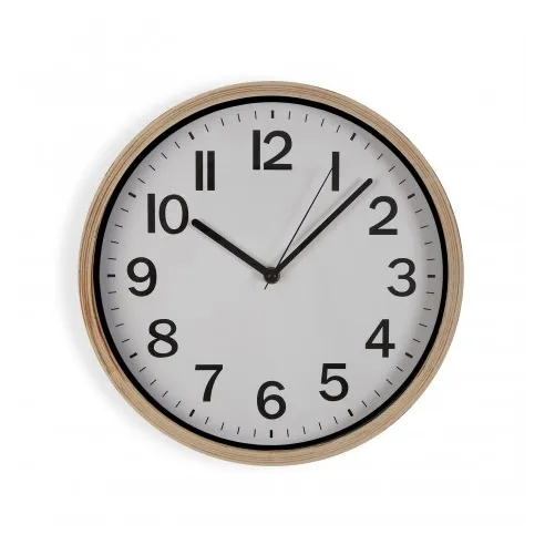 reloj pared simil madera