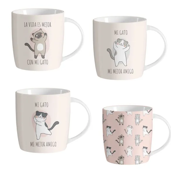 mug gatos 350 ml