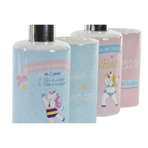juego de bano unicornio ceramica