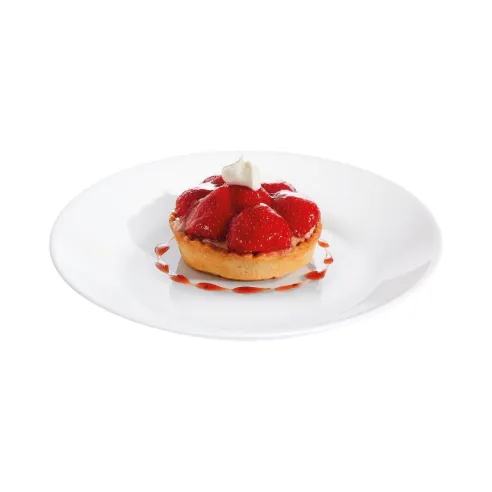 plato postre zelie blanco 18 cm