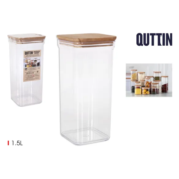 tarro plastico 15 l cuadrado tapa