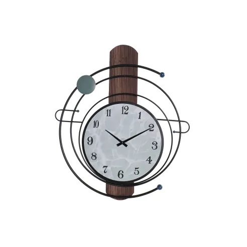 reloj pared hierro mdf silueta