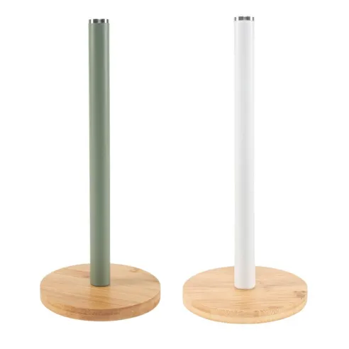 portarollos cocina base madera