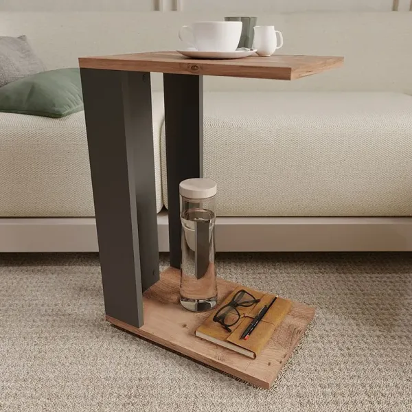 mesa auxiliar con ruedas estrecha