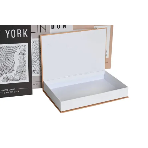 caja libro carton ciudades