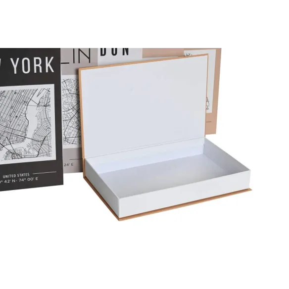 caja libro carton ciudades