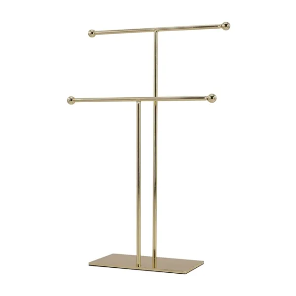 joyero metal dorado colgantes