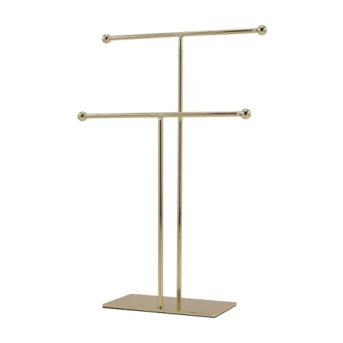 joyero metal dorado colgantes