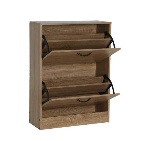 zapatero madera dos puertas