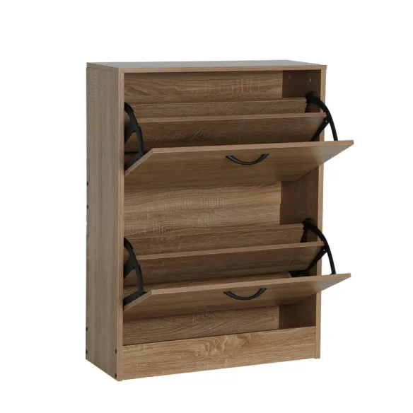 zapatero madera dos puertas