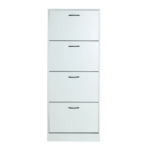 zapatero cuatro puertas blanco