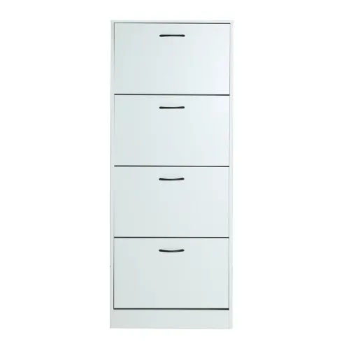 zapatero cuatro puertas blanco