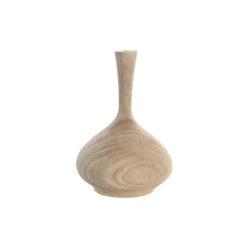 jarron paulownia natural marron