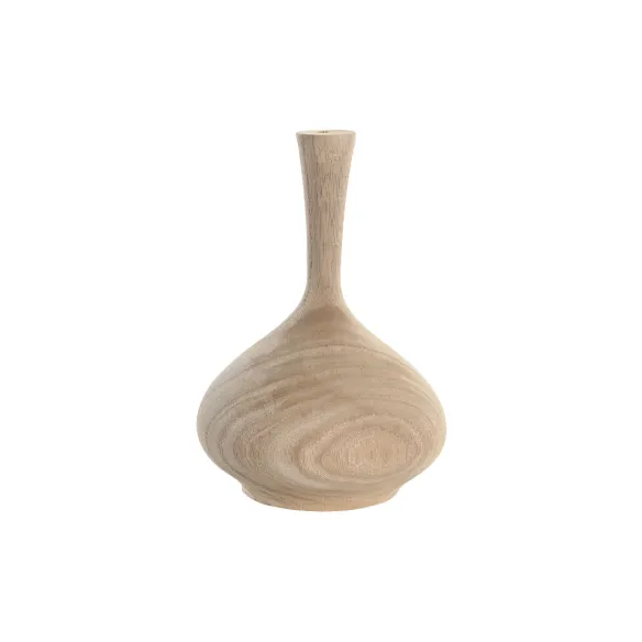 jarron paulownia natural marron
