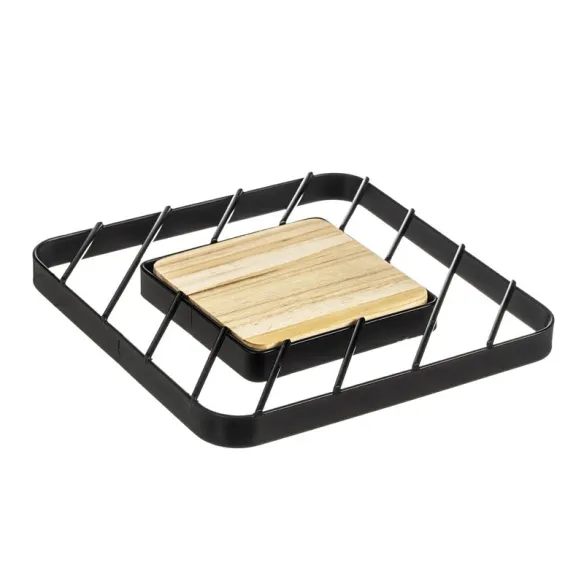 salvamantel metal madera 18 cm