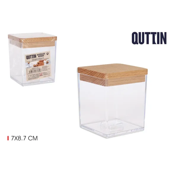 tarro pequeno azucarero cuadrado quttin