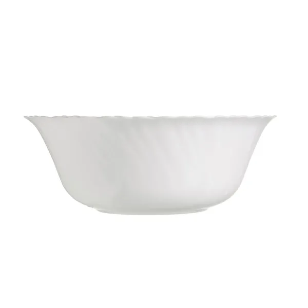 ensaladera feston blanca