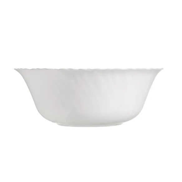 ensaladera feston blanca