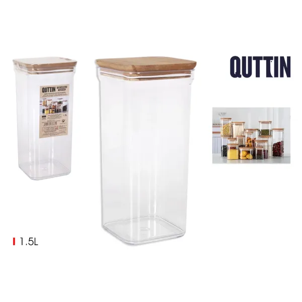 tarro plastico 15 l cuadrado tapa