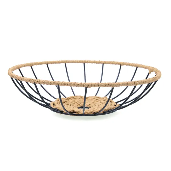 cesta baja frutero acero trend
