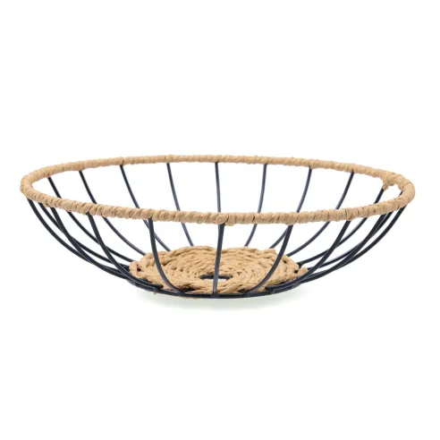 cesta baja frutero acero trend