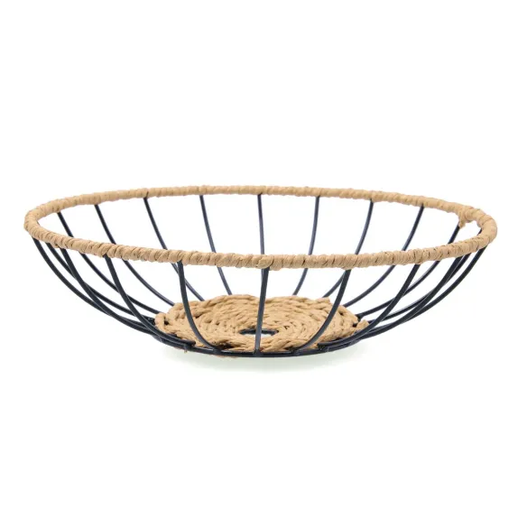 cesta baja frutero acero trend