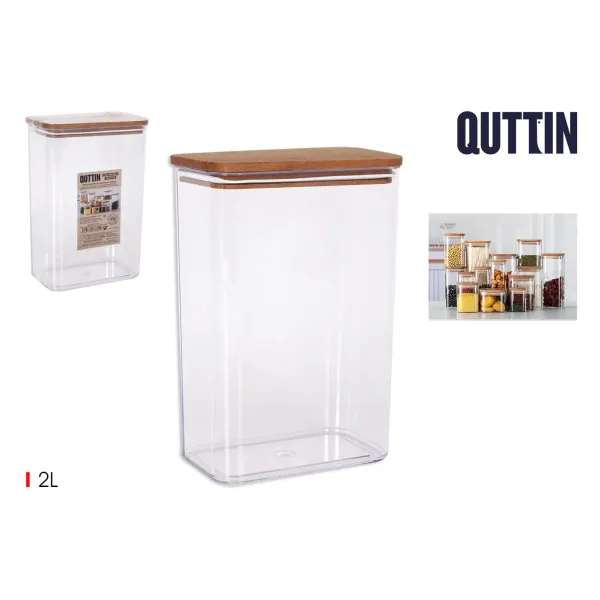 bote plastico 2l cuadrado tapa