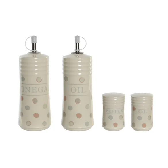 juego aceitera y vinagrera con soporte