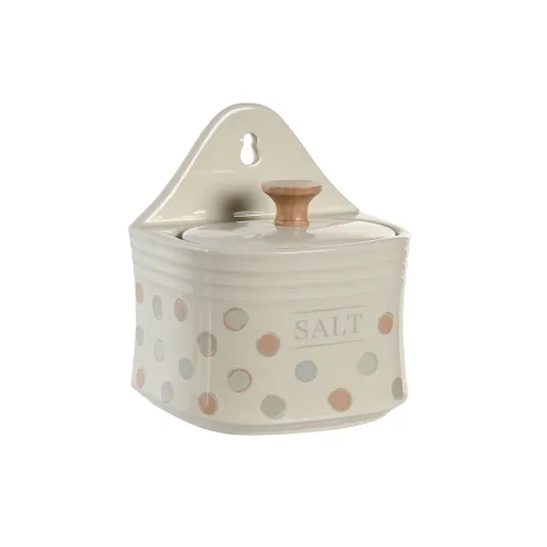 salero topitos beige