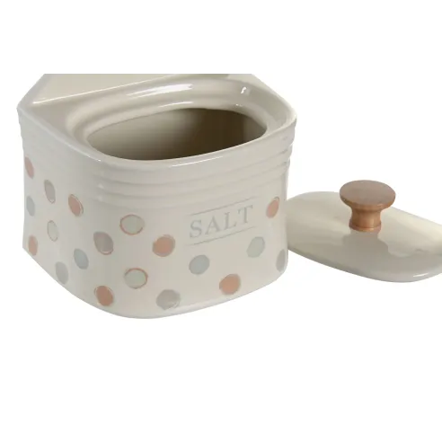 salero topitos beige