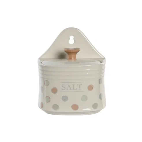 salero topitos beige