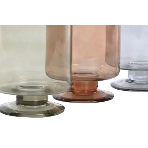 jarron florero cristal colores