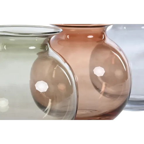jarron florero cristal colores