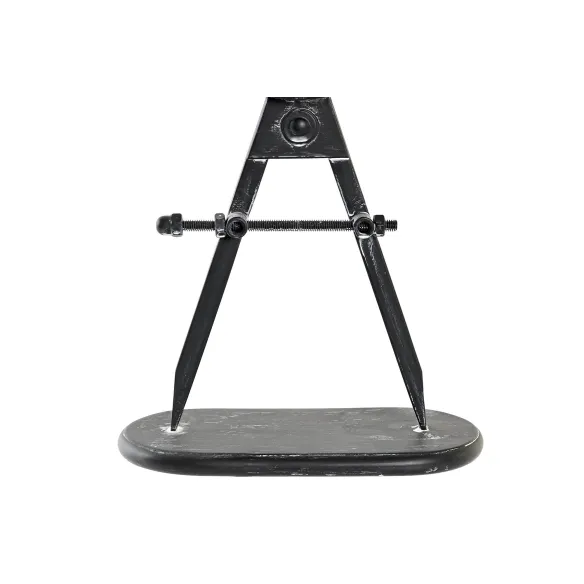 reloj sobremesa hierro forma negro