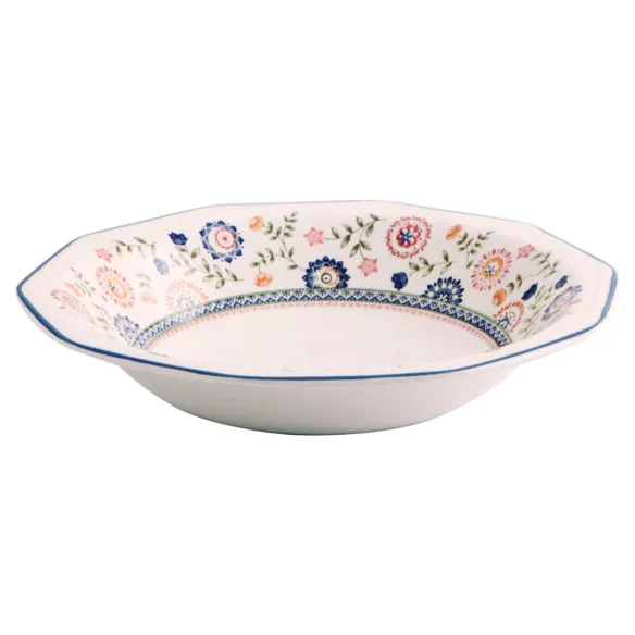 ensaladera ceramica bengal flores