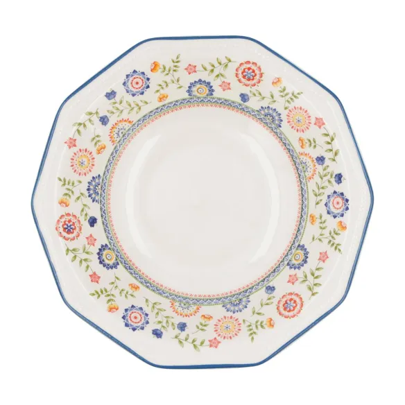 ensaladera ceramica bengal flores