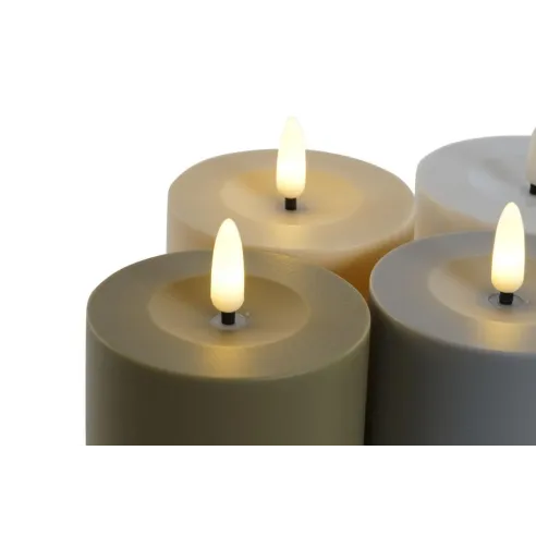 vela led colores