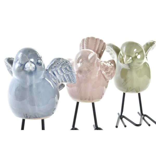figura pajaro porcelana colores 2