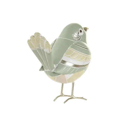figura pajaro verde